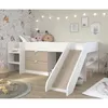Lit avec toboggan pour enfants - Blanc et Chêne Jackson - Voir les images du produit 8