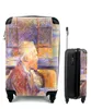 MuchoWow® Koffer Handgepäck Trolley Rollkoffer Kleine Produktbild-Vorschau 1
