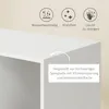 Armoire à roulettes HOMCOM, penderie mobile, 80 x 40 x 128 Voir les images du produit 6