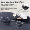 HelloBath® - Secchio da bagno XL (Comfort) - Grigio - 125 Anteprima dell’immagine prodotto 8