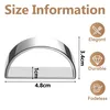 Serviettenringe Gold 12 Stück Metall Serviettenring Set Produktbild-Vorschau 4