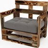 Lermowood Palettenmöbel Mpe Sessel 80 x 80 cm Geflammt | Produktbild-Vorschau 1