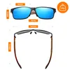 Sonnenbrille Herren Polarisiert UV400, Blaue Gläser Holz Produktbild-Vorschau 2