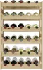 A wooden wine rack filled with wine bottles. Náhled obrázku produktu