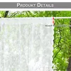 2 Stück Voile Spitze Transparent Vorhang Gardinen mit Produktbild-Vorschau 10