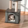 PawHut Katzenkratzbaum Katzenspielzeug Spielseil PB-Platte Produktbild-Vorschau 9