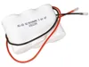A white Ni-Cd battery pack with red and black wires attached, shown on a white background. Produktbild-Vorschau