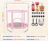 SucceBuy 55" Trampoline pour enfants, 4,6 pieds Indoor Voir les images du produit 7