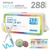 LanGuo Acrylmarker-Set mit 288 Farben – Pinselspitze, Produktbild-Vorschau 2