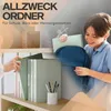 ACROPAQ - 8 x Ringbuch A4 - 2 Ringen, Mit Rückenetiketten, Produktbild-Vorschau 3