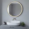 Badezimmerspiegel rund 80 cm mit Beleuchtung Lichtspiegel Produktbild-Vorschau 3