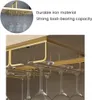 Weinglashalter Gläserhalter aus Metall Gläserschiene Halter Produktbild-Vorschau 2