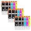 A collection of ink cartridges arranged in rows. Produktbild-Vorschau