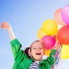 Party Factory 50 Latexballons, Ø 25cm, bunt, mit Luft oder Produktbild-Vorschau 5