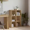 vidaXL Artisan dubová knihovna/noční stolek 66x30x98 cm Náhled obrázku produktu 2