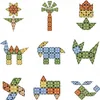 Świecące Klocki Magnetyczne Dla Dzieci Pojazdy Figurki Podgląd zdjęcia produktu 2