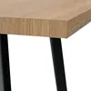 Homestyle4u Jedálenský stôl 80x80 cm dub kov čierny Náhľad obrázku produktu 9