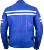 Herren Retro Motorrad Lederjacke mit Protektoren Biker Produktbild-Vorschau 3
