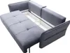 Schlafsofa Sofa 3-Sitzer SADIE Stoff Element Braun Produktbild-Vorschau 2