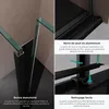 doporro Porte de Douche Coulissante 130x195cm pour Niche Voir les images du produit 5