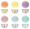 Set di 6 ciotole per spuntini e salse Beach Pastello Anteprima dell’immagine prodotto 6