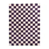 Volero - Retro Teppich - Gambit Violett Weiß - 120x170 cm - Produktbild-Vorschau 3