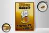 Holzschild  Bier dabei Eintritt frei, 30x20 cm, Produktbild-Vorschau 3