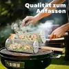 Nestbar Rollender Grillkorb,Abnehmbarer Wärmedämmung Produktbild-Vorschau 3