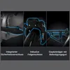 A collage of three close-up images showcasing different features of an e-bike, with descriptive text below each image. Produktbild-Vorschau