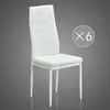 Mondeer lot de 6 chaises de salle à manger, table de salle Voir les images du produit 9