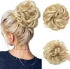 Capelli sintetici, chignon, posticcio, ondulati, biondo Anteprima dell’immagine prodotto 1