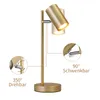 ZMH noční lampička do obývacího pokoje stolní lampa zlatá - Náhled obrázku produktu 3