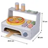 Pizzabackset Holz für Rollenspiele, Holzpizzaofen mit Produktbild-Vorschau 6