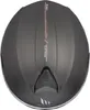 Top-down view of a matte black motorcycle helmet. Náhľad obrázku produktu