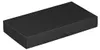 Caja plegable de 11,5 x 22,5 x 3 cm, negra, con tapa, de Vista previa de la imagen del producto 3