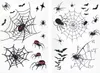 Oblique Unique Temporäre Tattoos Spinnen mit Netz 4 Bögen Produktbild-Vorschau 3