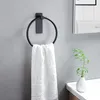 Handtuchring Schwarz Handtuchhalter Ring Ohne Bohren Produktbild-Vorschau 2