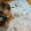 Mal Mich Bunt Ausmal-Tischdecke aus Papier Zoo & Natur Produktbild-Vorschau 3