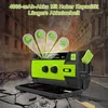 Solar Radio Kurbelradio mit LED-Lampe, 4000mAh Akku, AM/FM, Produktbild-Vorschau 3