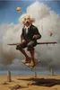Wallario selbstklebendes Poster - Schwebende Gedanken, Produktbild-Vorschau 1