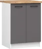 Akord Armadietto Oliwia Con Piano Bianco‑Grigio/Grafite Anteprima dell’immagine prodotto 1