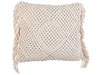 BELIANI Dekokissen 2er Set Beige aus Baumwolle 45 x 45 cm Produktbild-Vorschau 5