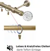 100 Stück Metall Gardinenringe mit Clips Farbe Antikgold Produktbild-Vorschau 2