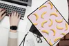 MuchoWow® Laptop Hülle 13 Zoll Banane - Rosa - Pastell Produktbild-Vorschau 2