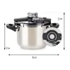 Schnellkochtopf Pour&Cook 6 L 22 cm - spart Z eit und Produktbild-Vorschau 2