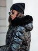 Dstreet Winterjacke für Frauen Crystal schwarz L Produktbild-Vorschau 3
