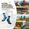 CAMBIVO Calze Trekking Uomo Donna 2 Paia, Calze Lana Anti Anteprima dell’immagine prodotto 6