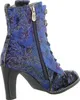 Laura Vita Damen Stiefelette Leder Blumenmuster und Produktbild-Vorschau 11