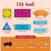 Olvy magnetické stavebnice Montessori - 126 magnetických Náhled obrázku produktu 2