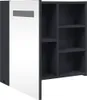 A product image of a gray and white cabinet with shelves. Náhled obrázku produktu